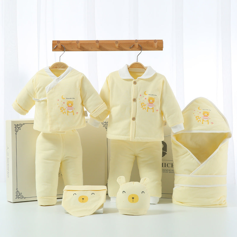 Newborn One-piece Cotton Suit Gift Box
