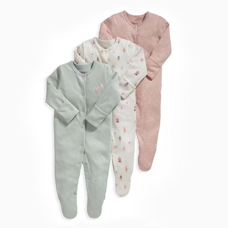 Baby Clothes Three Piece Gift Box Full Moon Dress