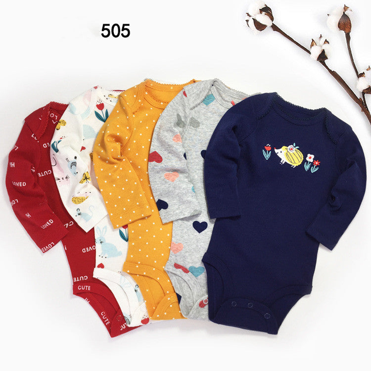 Baby Bag Fart Clothes Triangle Romper Five-piece