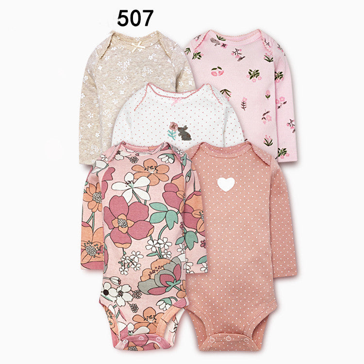 Baby Bag Fart Clothes Triangle Romper Five-piece