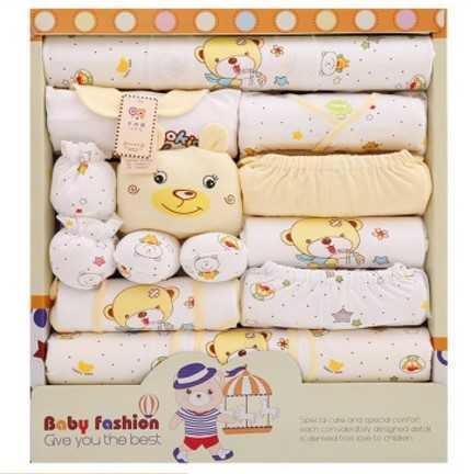 Newborn Clothes 17-Piece Cotton Suit Gift Box