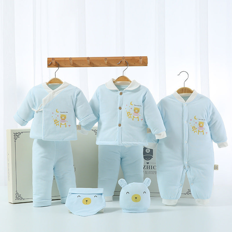 Newborn One-piece Cotton Suit Gift Box