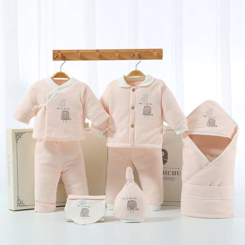 Newborn One-piece Cotton Suit Gift Box