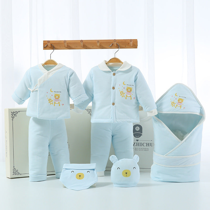 Newborn One-piece Cotton Suit Gift Box