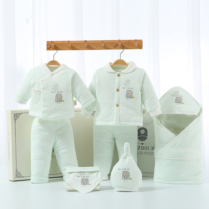 Newborn One-piece Cotton Suit Gift Box