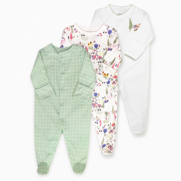Baby Clothes Three Piece Gift Box Full Moon Dress