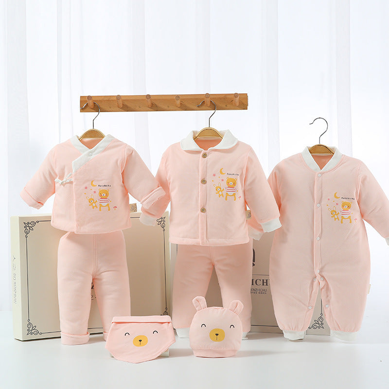 Newborn One-piece Cotton Suit Gift Box