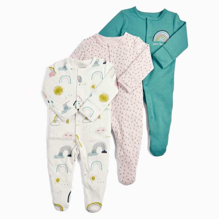 Baby Clothes Three Piece Gift Box Full Moon Dress
