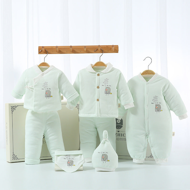 Newborn One-piece Cotton Suit Gift Box